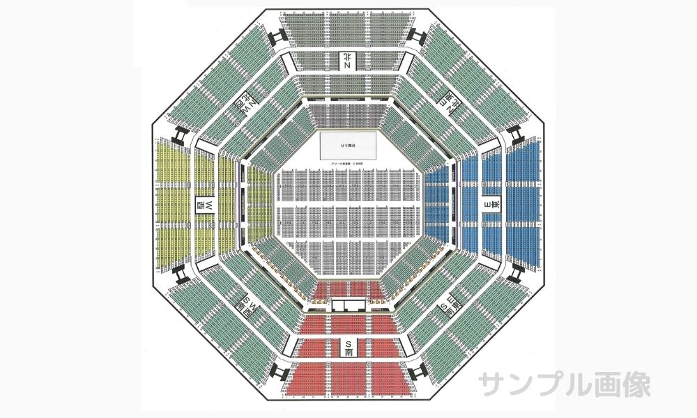 日本武道館座席表