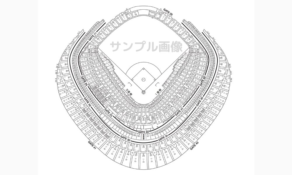 東京ドーム座席表